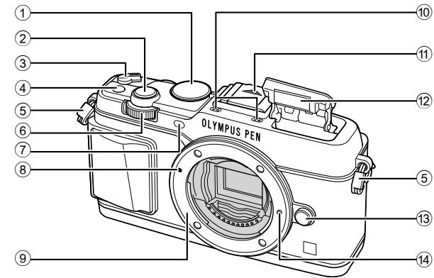 OLYMPUS E-P5 - Names of parts - 1
