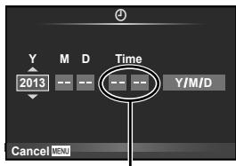 OLYMPUS E-P5 - Set the date and time. - 1