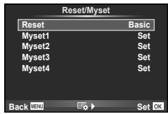 OLYMPUS E-P5 - Using reset settings - 1