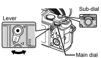 OLYMPUS E-P5 - Choosing aperture (A aperture-priority mode) - 1