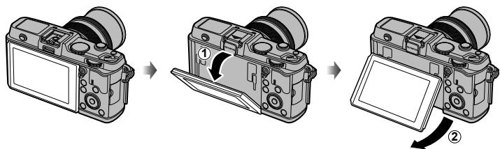 OLYMPUS E-P5 - Using the monitor - 1