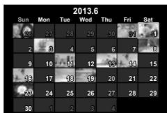 OLYMPUS E-P5 - Index display/Calendar display - 5