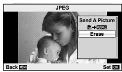 OLYMPUS E-PM1 - Erasing images - 2