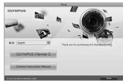 OLYMPUS E-PM1 - Install OLYMPUS Viewer 2. - 2