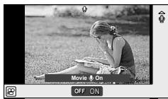 OLYMPUS E-PM1 - Movie sound options (recording sound with movies) - 1
