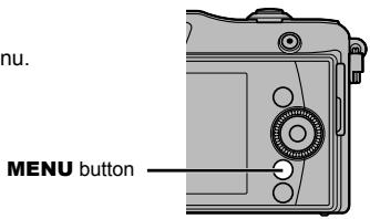 OLYMPUS E-PM1 - Display the menus. - 1