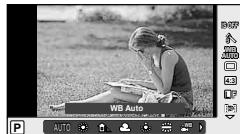OLYMPUS E-PM1 - Adjusting color (white balance) - 1