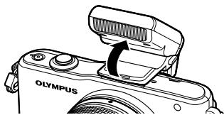 OLYMPUS E-PM1 - Using a flash (flash photography) - 1