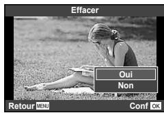 OLYMPUS E-M10 - Effacement des images - 2