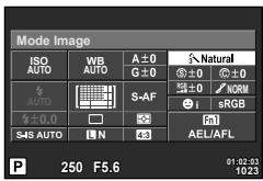 OLYMPUS E-M10 - Options de traitement (mode d'image) - 1