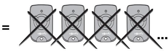 SOMFY GDK 4000 - Suppression des télécommandes : - 3