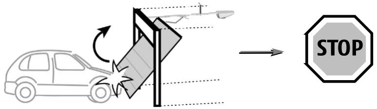SOMFY GDK 4000 - Détection d'obstacle pendant l'ouverture : - 1