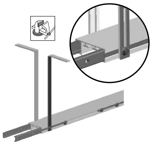 SOMFY GDK 4000 - Fixation du rail - 3