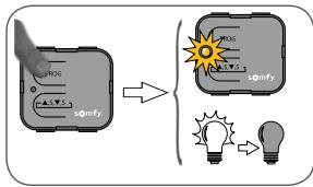 SOMFY LIGHTING INDOOR RTS - Enregistrement du point de commande dans le Lighting Indoor RTS - 4