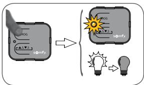 SOMFY LIGHTING INDOOR RTS - Enregistrement du point de commande dans le Lighting Indoor RTS - 2