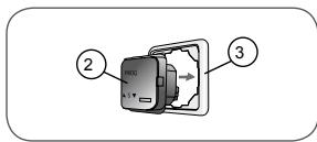 SOMFY LIGHTING INDOOR RTS - Montage encastré - 2