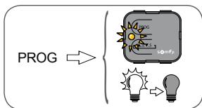 SOMFY LIGHTING INDOOR RTS - Enregistrement du point de commande dans le Lighting Indoor RTS - 3