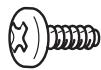 MIELE DA 289-3 - large headed screws 5 × 40   mm - 2