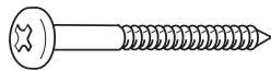 MIELE DA 289-3 - large headed screws 5 × 40   mm - 1
