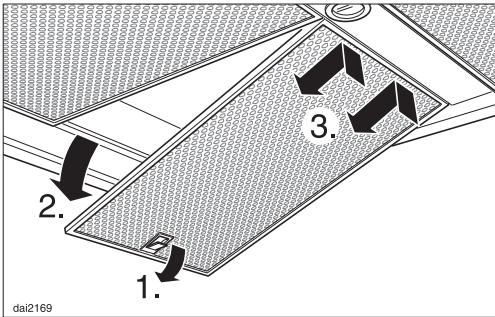 MIELE DA 5341 D  - INSTALLATION - Grease filters - 2