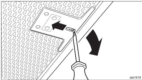 MIELE DA 5341 D  - INSTALLATION - Cleaning the grease filters - 1