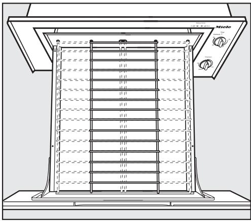MIELE ESW 760-25 - Chargement du tiroir chauffe-plat - 2
