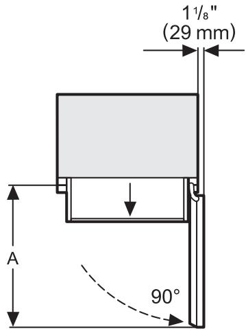 MIELE KWT1601SF - Adjusting the door opening angle (optional accessory) - 3