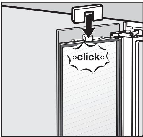 MIELE KWT1601VI - Attaching and aligning the custom door front - 8