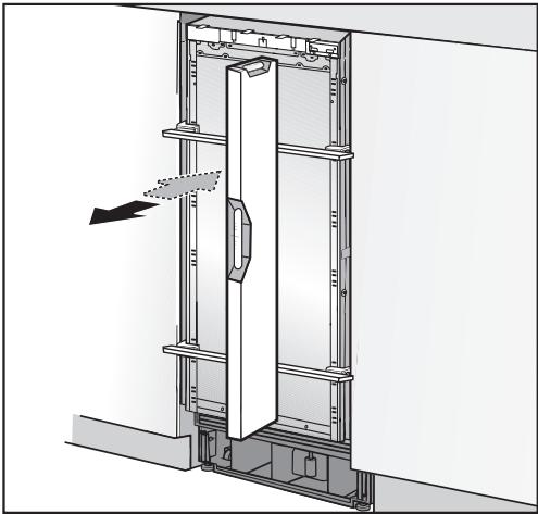 MIELE KWT1601VI - Aligning the appliance - 2