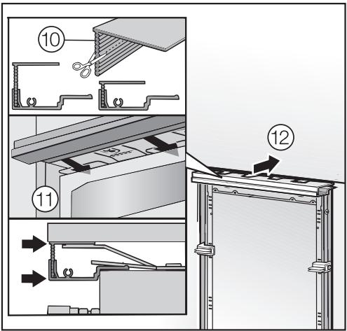 MIELE KWT1601VI - Attaching the appliance to the installation niche - 5