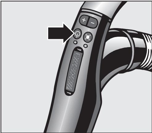 MIELE S 5980 - Turning the vacuum On and Off - 2