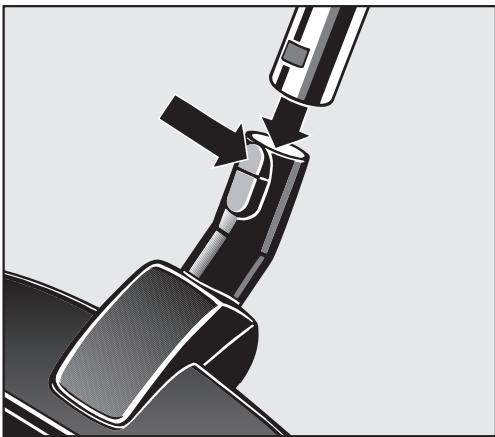 MIELE S 5980 - Adjusting the floor brush - 1