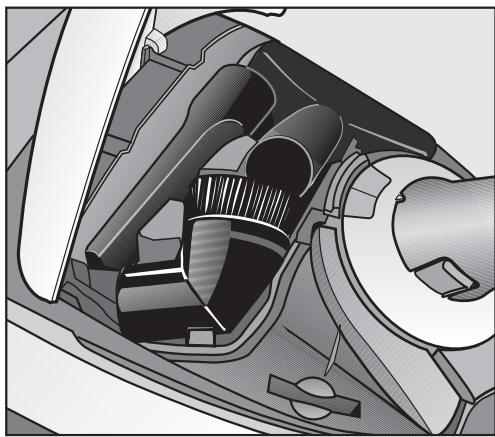 MIELE S 5980 - Taking the accessories out - 2