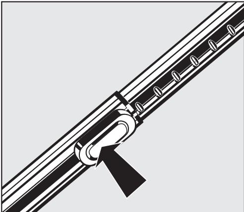 MIELE S 5980 - Adjusting the Electro Telescopic suction wand - 1