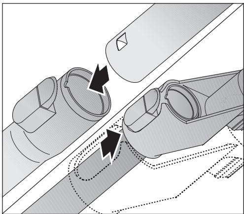 MIELE S5211 - Réglage du tube télescopique - 1