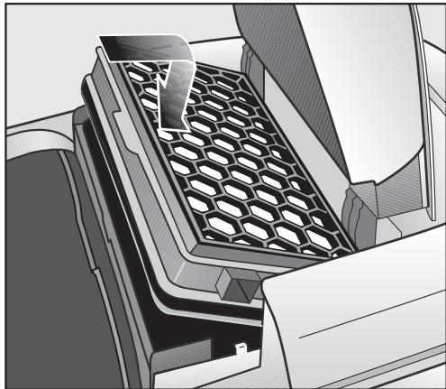 MIELE S5211 - Comment remplacer les filtres actif air clean et actif HEPA ? - 2