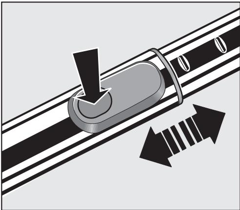 MIELE S5211 - Réglage du tube télescopique - 3
