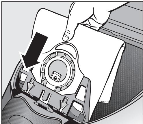 MIELE S5211 - Comment remplacer les sacs ? - 3