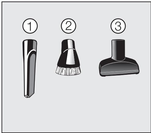 MIELE S5211 - Pour prendre un accessoire - 1