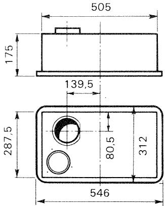 VEDETTE GS531 - • Dimensions d'encastrement - 1