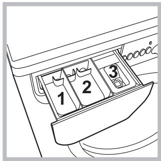 INDESIT WIN 82 - Cajón de detergentes - 1