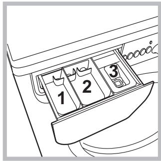 INDESIT WIN 82 - Tiroir à produits lessiviels - 1