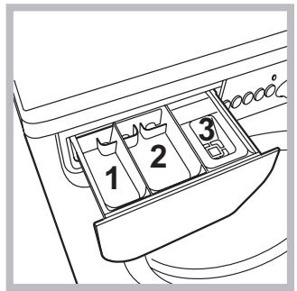 INDESIT WIN 82 - Gaveta dos detergentes - 1