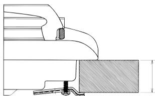 INDESIT PIM640AST - Schema di fissaggio dei ganci - 2