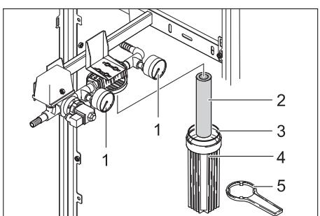 KARCHER WPC 600 BW-AM - Sostituire il filtro fine - 1