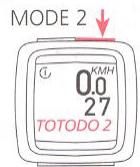 SIGMA SPORT BC 1600 - Distance totale roue 1 - 1
