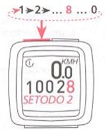 SIGMA SPORT BC 1600 - Distance totale roue 1 - 3