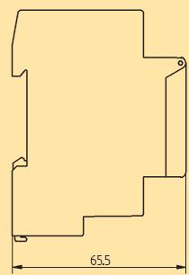THEBEN TR 608 TOP - Dimensions selon DIN 43 880 - 2