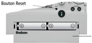 Bouton Reset theben