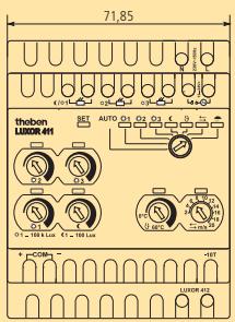 THEBEN LUXOR 411 - Indice de protection selon EN 60529 : - 1